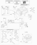 Camshaft Crankshaft Cylinder Engine Sump Lubrication Piston Group Diagram and Parts List for 12G612-0110-B1  Briggs and Stratton Engine